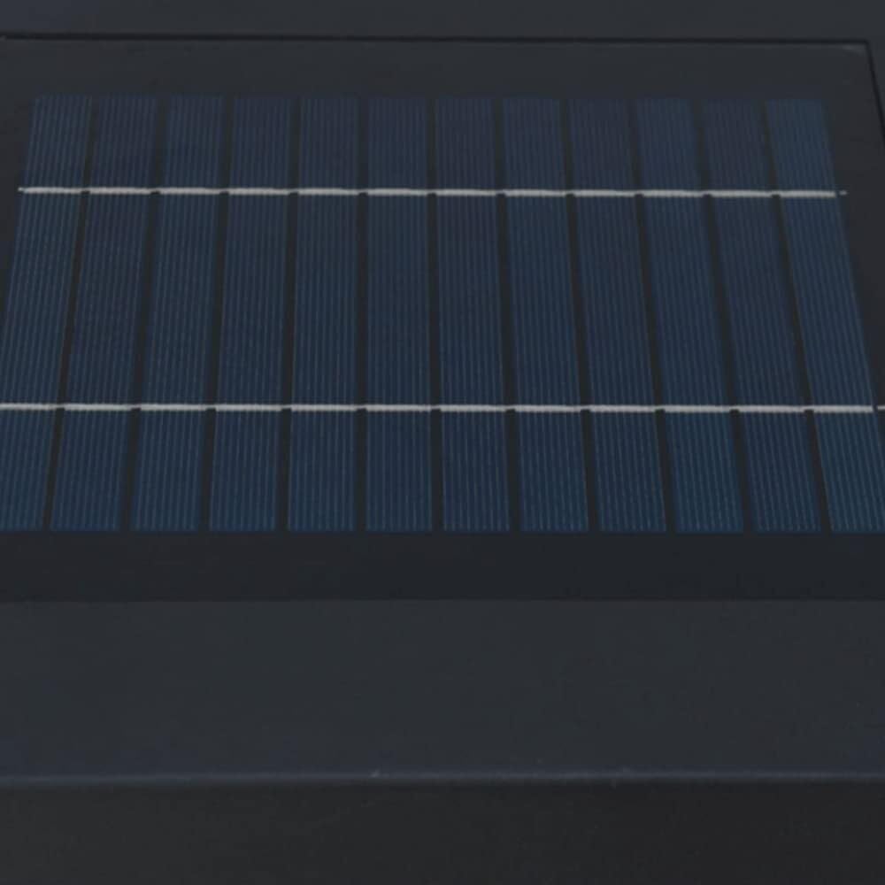 Zewnętrzne solarne lampy kolumnowe – prosta lampa słupkowa do oświetlenia ogrodu, bramy, ogrodzenia i ścieżki