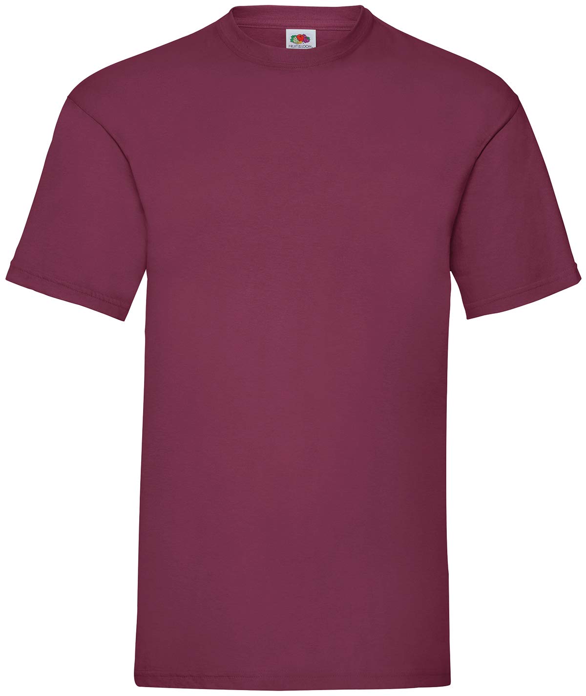 Fruit of the Loom Men's Valueweight Short Sleeve T-Shirt, Burgundy, Small