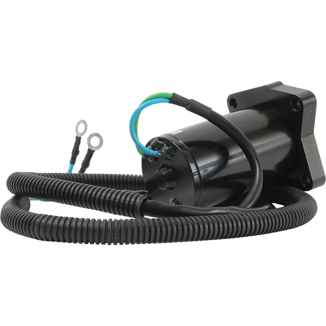 New 12 Volt Trim Motor Compatible With Yamaha Outboard F40TLR 2001-2007 40HP Engine 67C-43880-00-00, 67C-43880-01, 67C-43880-01-00 0.346in Shaft OD, 5.236in Length, 9 Spline Shaft