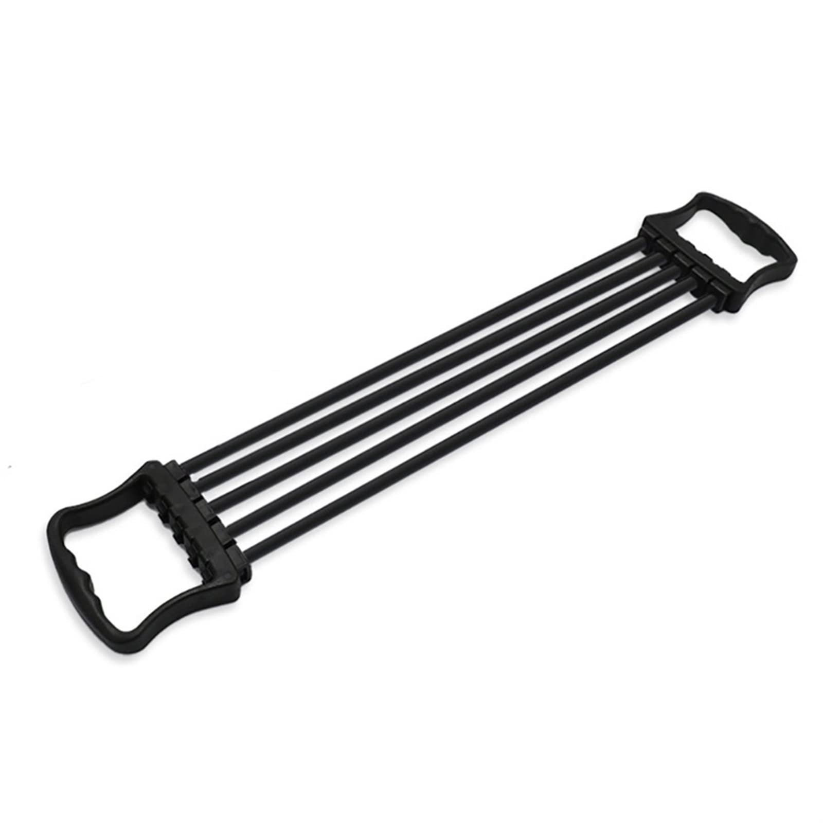 Brustzieher, Yoga, Fitness, Widerstand, 5 Latex-Schlauch, Federübung, Brust-Expander-Seil, Sporttraining, Muskeltraining, Gummibänder (Farbe: Schwarz)