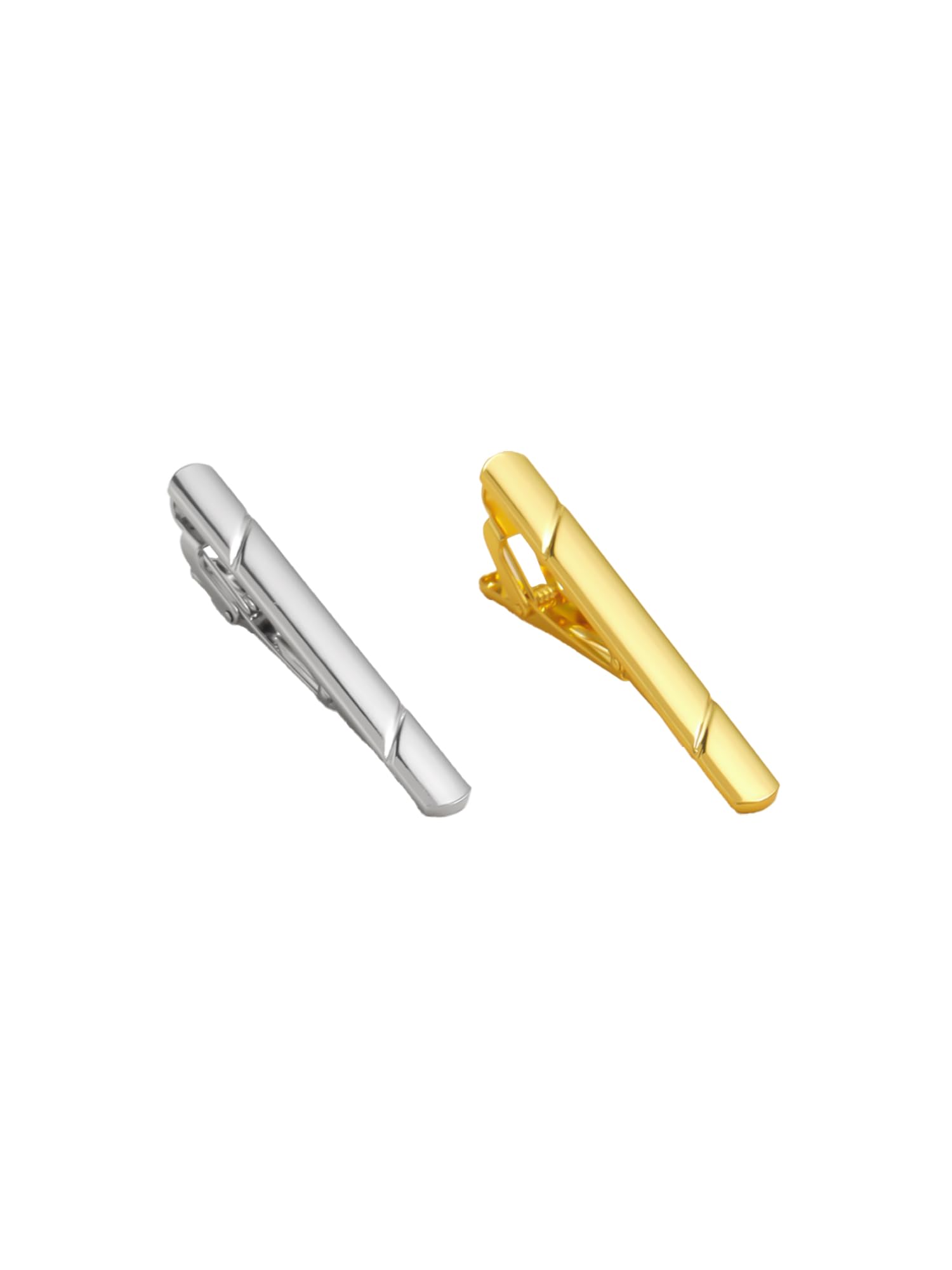 Tie Pins - Fashion Accessories for Formal Wear | Gold & Silver Toned Stainless-Steel Tie Pin for Men | Birthday &-image-12