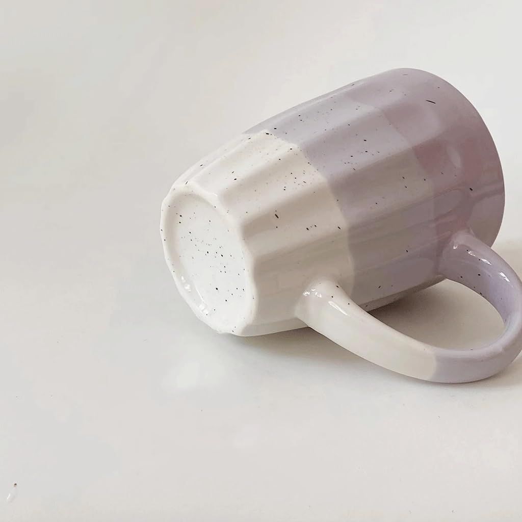 ENGENDER Tazas Cafe Taza De Café Sencilla For El Hogar con Taza De Cerámica Coloreada Bajo Cubierta Mug Cups(A)