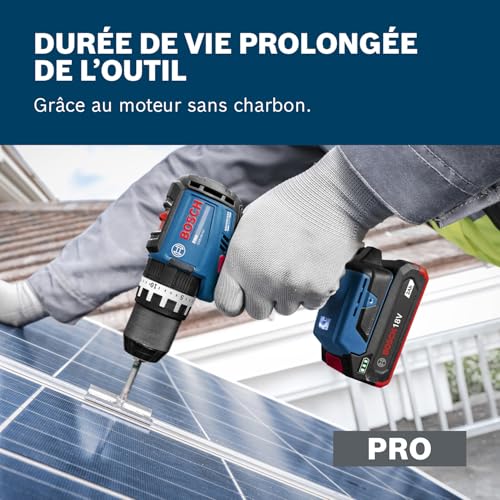 Perceuse à percussion Bosch GSB18V-52 avec 2 batteries et L-BOXX - 6
