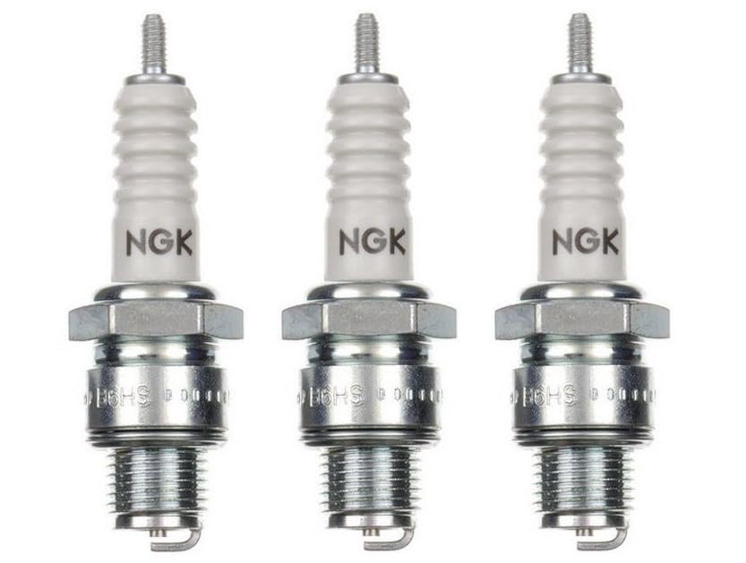 5x NGK B6HS Zndkerzen  Passend Fr Simson S51, KR51, Schwalbe, S70, BERU,  SR50, SR80, S53, VAPE Zuendkerze Ngk