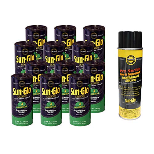 Sun-Glo 12 Cans #4 Yellow Bear Wax & 1 Can of Silicone Spray