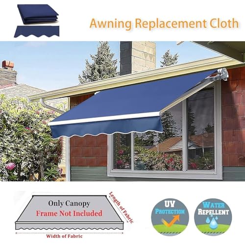 Toile d'ombrage de remplacement imperméable 3x1.5m pour auvent rétractable de terrasse - 6