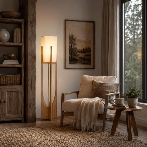 Image of Farmhouse Style Floor Lamp,57 Inch,for Living Room