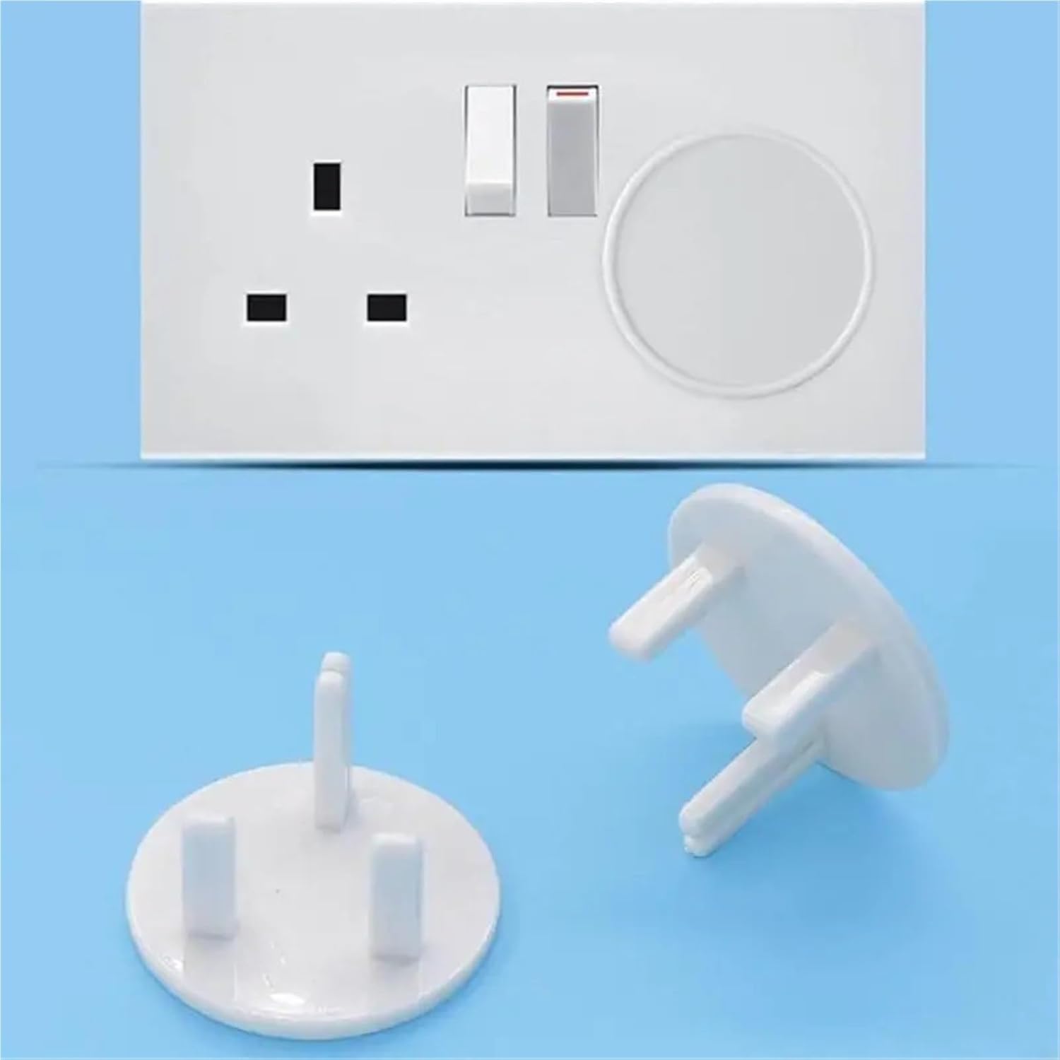 Outlet Plug Covers 40PCS Safety Electric Socket Outlet Plugs Protections Cover Anti Electric Shock