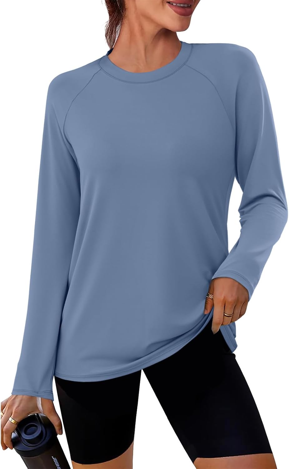 WIHOLL Workout Tops for Women Long Sleeve Sun Shirt UPF 50+ UV Protection Running Hiking Clothes Quick Dry Athletic Tops WIHOLL Workout Tops for Women Long Sleeve Sun Shirt UPF 50+ UV Protection Running Hiking Clothes Quick Dry Athletic Tops