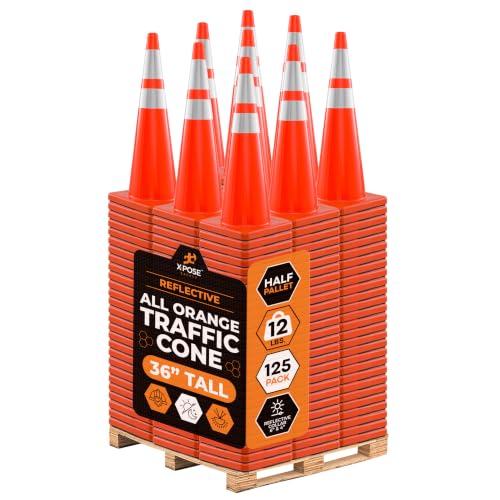 Image of Xpose Safety 36 Inch Orange Traffic Cones