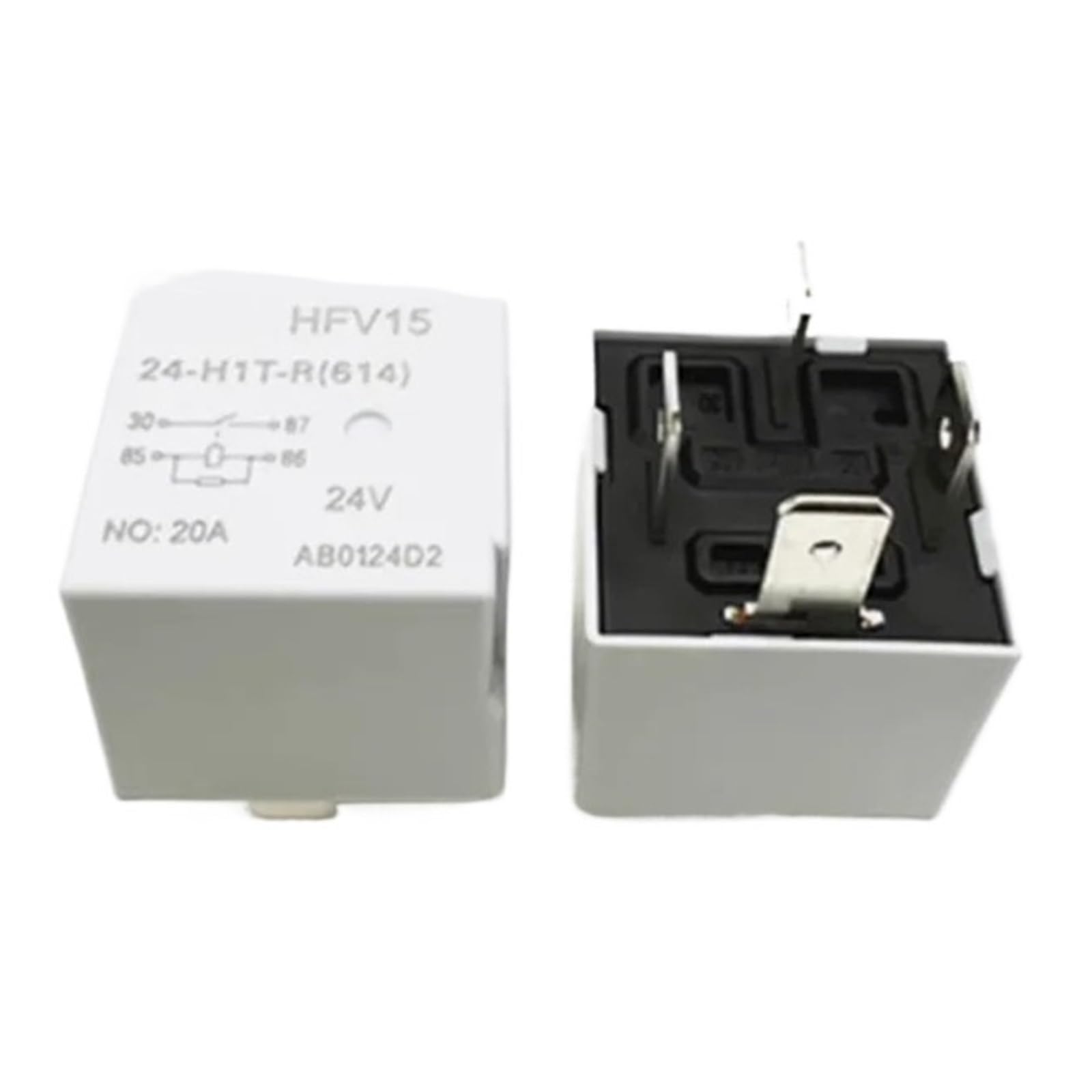 Relais 24VDC HFV15 24-H1T-R(614) 20A 4PIN lot de 5 pièces