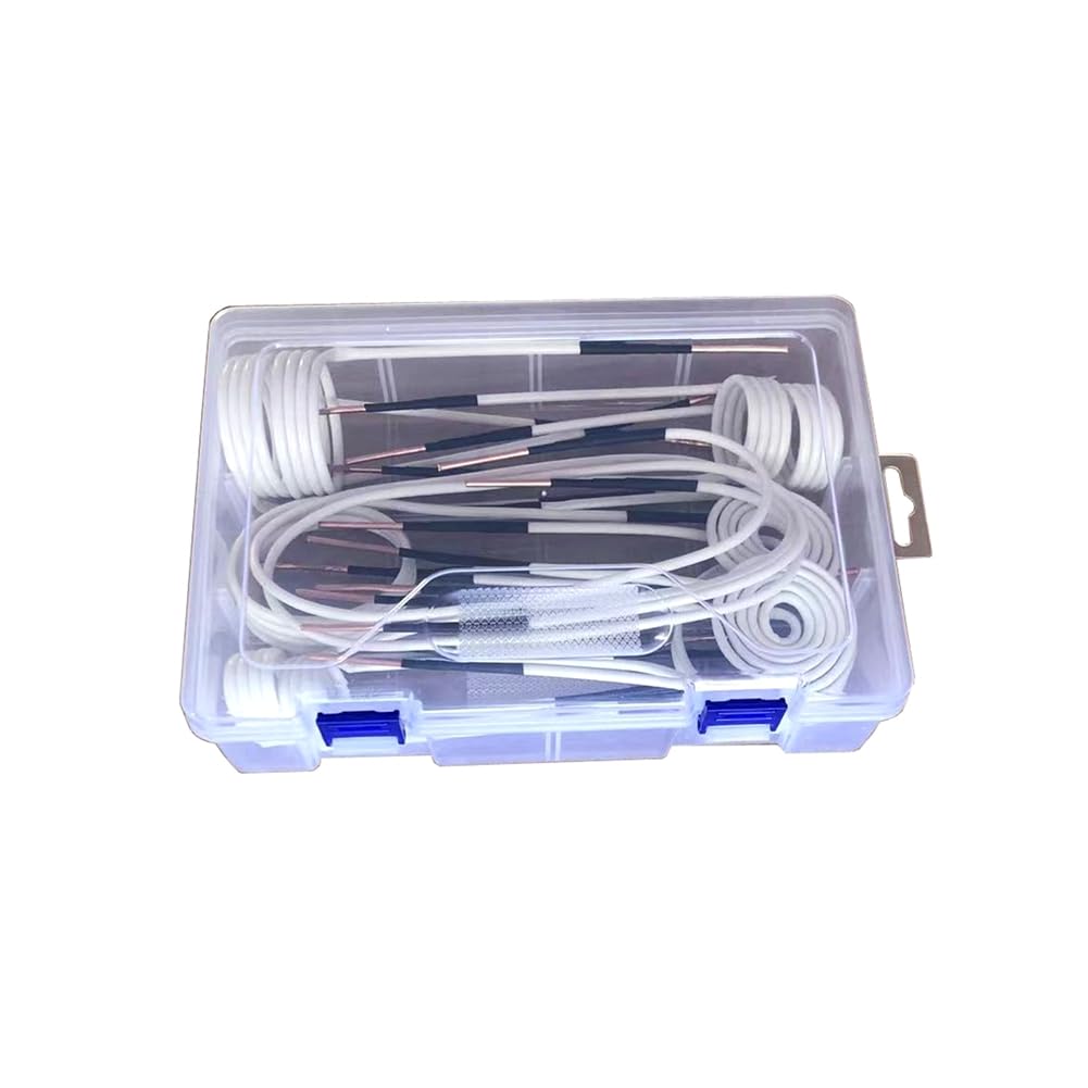 Jeenuuder Heater Coil Set High-Frequency Induction Heating Accessories Equipment Automobile Nut Heater Induction Coil