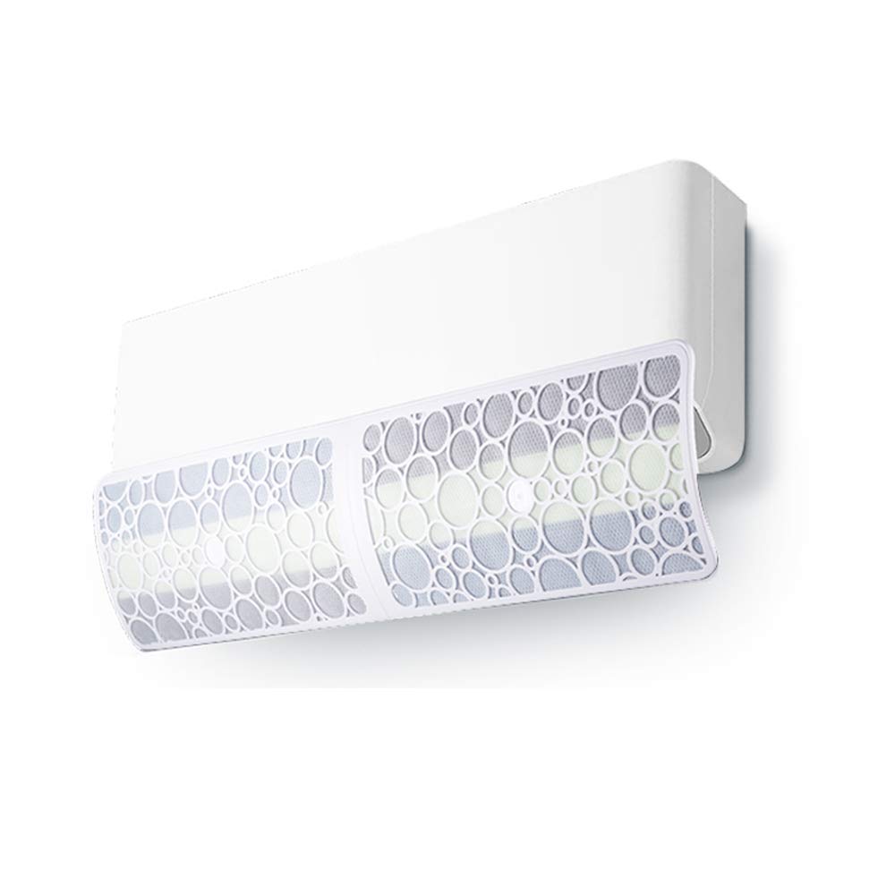 Air Conditioner Deflector with Multi-Layer Filter Prevent The Cold Air from Blowing Straight,Lightweight ABS,Wall-Mounted Universal Length:90cm