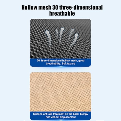 Coussin de refroidissement ventilé en maille de soie Teksome premium pour siège auto