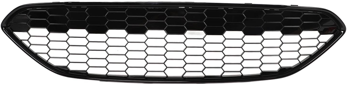 Front Bumper Upper Grill Cover, Hood Mesh Grille Hood Grill Guard Replacement for 20132017, 1778260 Glossy Black