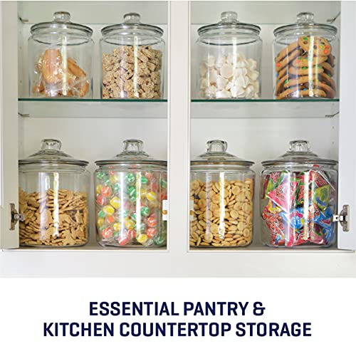 Anchor Hocking 3 Quart Heritage Hill Glass Jar With Lid (2 Piece, All Glass, Dishwasher Safe) #TOP3