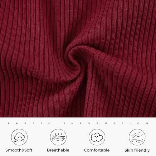 Image of Weixinbuy Toddler Girl Fall Winter Clothes Solid Long Sleeve Ribbed T-Shirt Knit Tops Plaid Button Mini Skirts Set Outfits