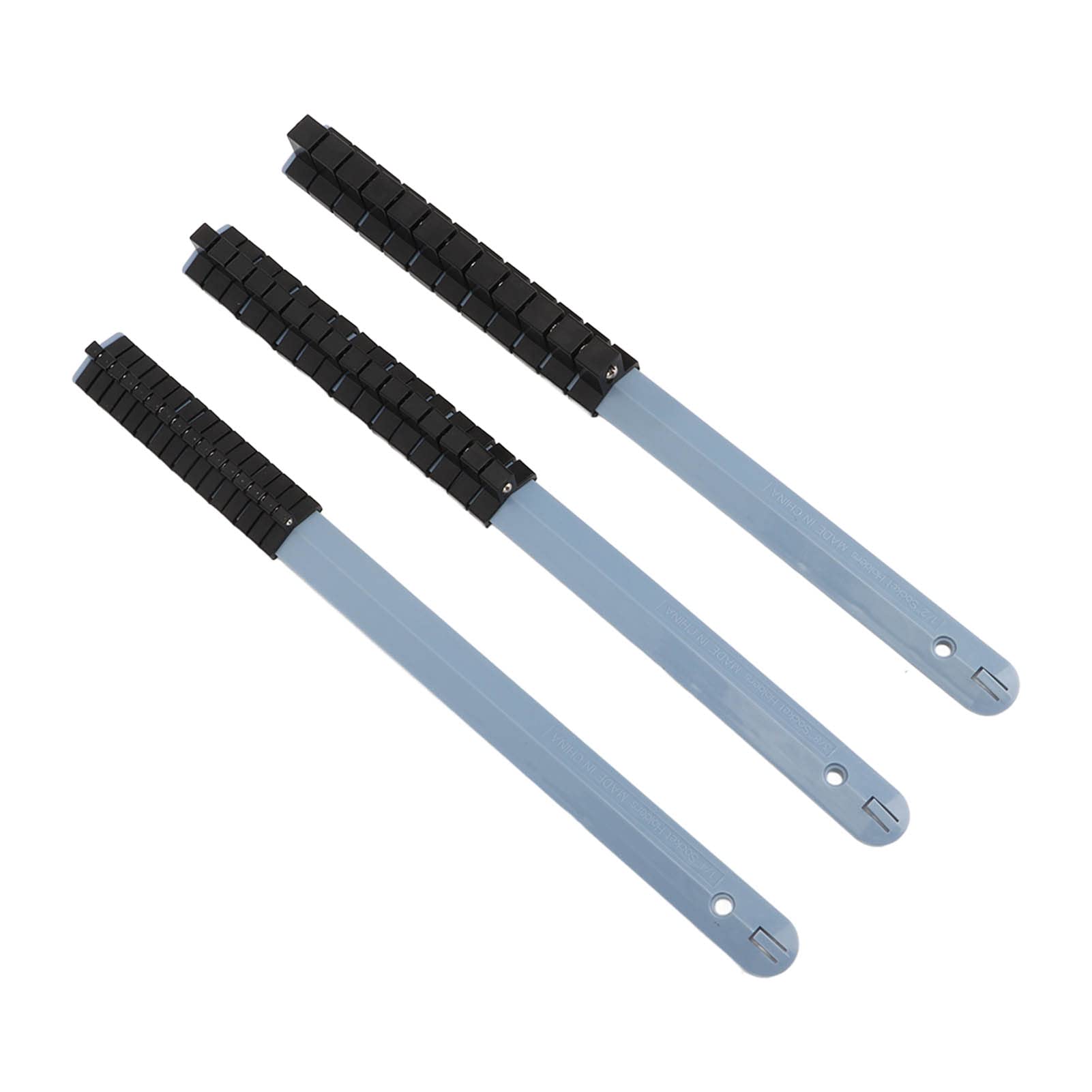 3 st Socket Opslag Houder Organizer Plastic Rails 1/4 3/8 1/2 Sockets Bergen