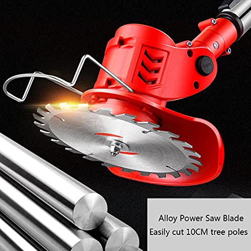 Accu grasmaaier en trimmer-lichtgewicht telescopische grasmaaier met een maaibreedte van 15 cm, inclusief accu en oplader - Afbeelding 3