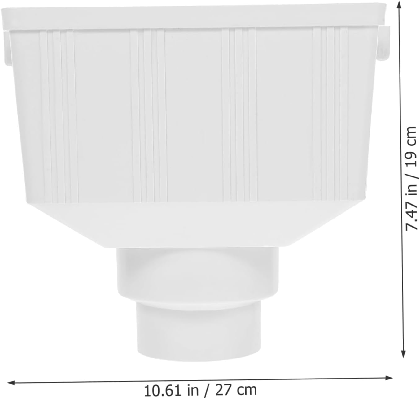 Rainwater Collection System PVC Downspout Diverter for Gutter Water Harvesting Fit for Standard Downspouts Durable and Easy to Install Prevents Water Damage to Foundation