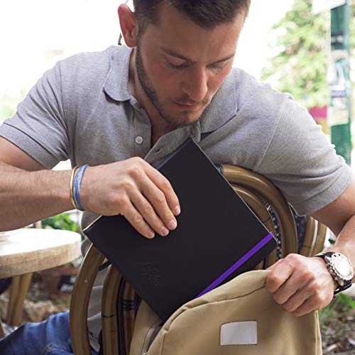 Articka Note Hardcover Sketchbook – Square Hardbound Sketch Journal – 8 X 8 Inch Art Book – 120 Pages With Elastic Closure – 180Gsm Ultra Smooth Paper – Ideal For Pencils, Graphite, Charcoal, Pen #TOP6