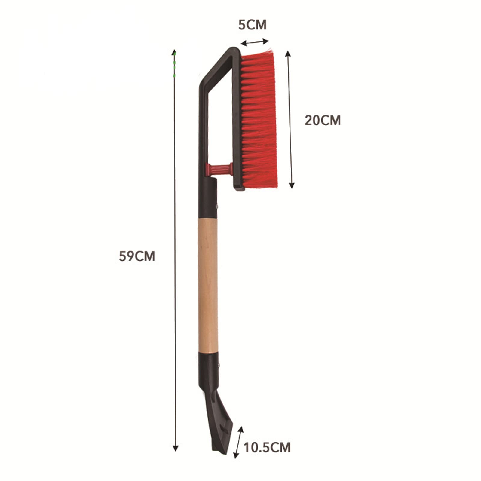 Brosse à Neige grattoir à Glace 23,2 Pouces Pelle à Neige avec grattoir à Glace, Petites Voitures, Paquet de 2