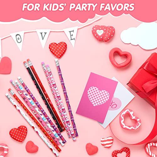 Lápices de grafito Marspark 48 pcs para San Valentín miniatura 5