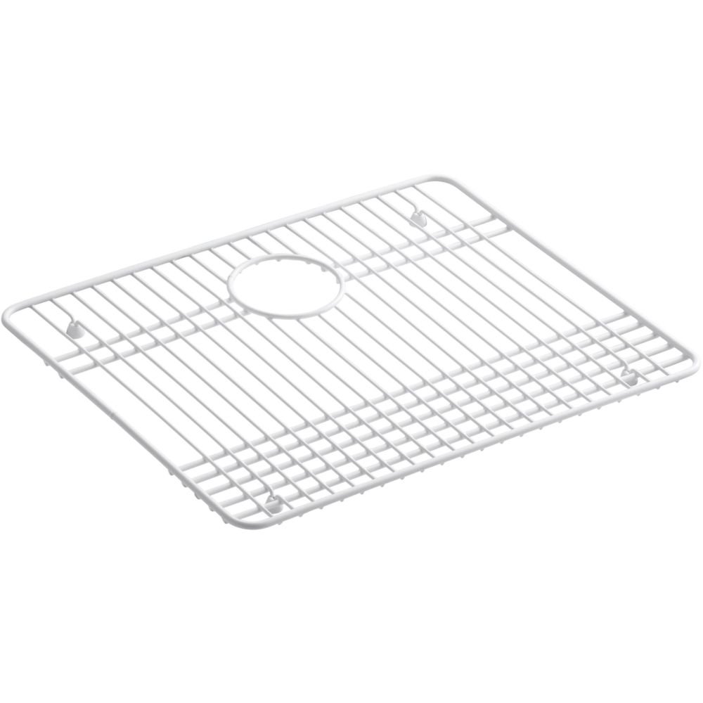 KOHLER K-6013-ST Gilford 16-1/2-Inch X 20-1/8-Inch Vinyl Coated Sink Rack, Stainless Steel