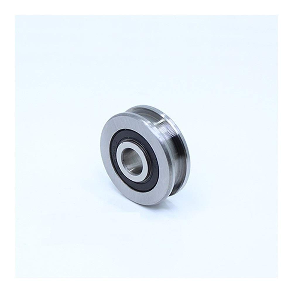 HYUJNAFZR Roller Bearings 1pc H Groove Bearing 15x47x14mm Steel Bearing Rollers H6/3 H10/3 Slide Guide Bearings U Wheel Pulley(154714H6 3 1PC)