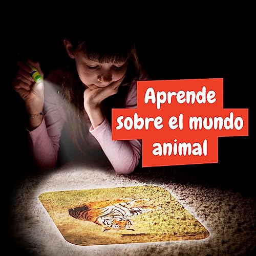 Science4you Linterna Animales para Niños 4+ Años - Proyector com 24 Imágenes de Animales, Linterna Infantil Incluye 24 Imágenes y Poster de Animales, Regalo Educativo para Niños de 3 4 5 6+ Años 5 Science4you Linterna Animales Para Niños 4+ Años - Proyector Com 24 Imágenes De Animales, Linterna Infantil Incluye 24 Imágenes Y Poster De Animales, Regalo Educativo Para Niños De 3 4 5 6+ Años