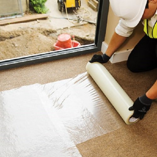 Swiftguard Self Adhesive Carpet Protection Film, 600mm x 25m Amazon