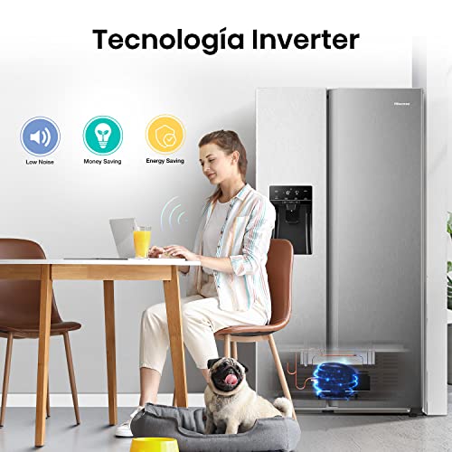 Hisense-RS650N4AC1-Frigorifico-Side-By-Side-Total-No-Frost-con-ventilacion-Multi-Air-Flow-Dispensador-de-hielo-y-agua-499-L-de-capacidad-acabado-inoxidable Hisense-RS650N4AC1-Frigorifico-Side-By-Side-Total-No-Frost-con-ventilacion-Multi-Air-Flow-Dispensador-de-hielo-y-agua-499-L-de-capacidad-acabado-inoxidable