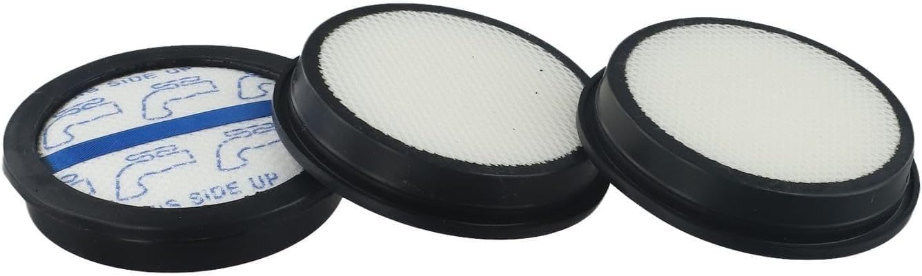 3Pack Vacuum Upright Filters For Eureka NEC180,NEC185,NEC190,NEC380,NEC480,NEC580 Vacuum Cleaner Replacement Parts Accessories Dust Space Pre-Motor Filters