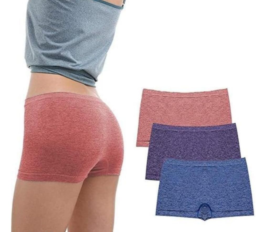 vfyn (Pack of 3-Random Colour) Ladies Panties/Boyshort-picture-15
