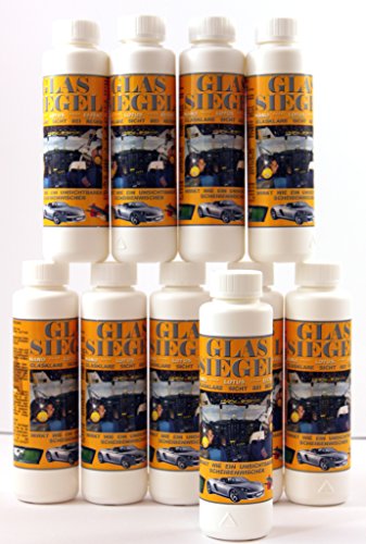 Preisvergleich Produktbild Glas-Siegel je 250ml (10 Flaschen) Scheibenversiegelung Glassiegel Lotus Effekt 299