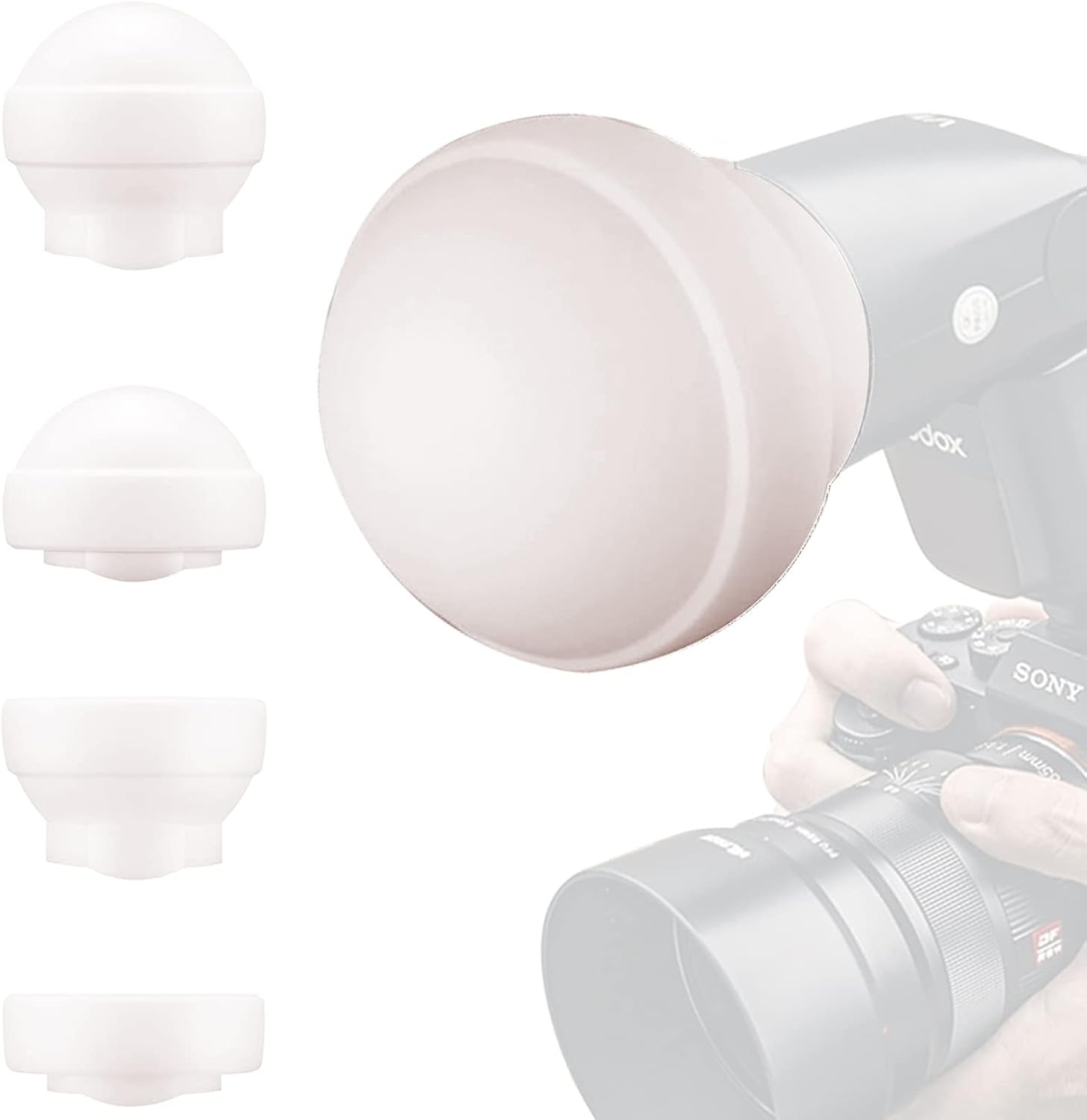 Godox AKR22 Diffusion Dome Collapsible, Dome Diffuser