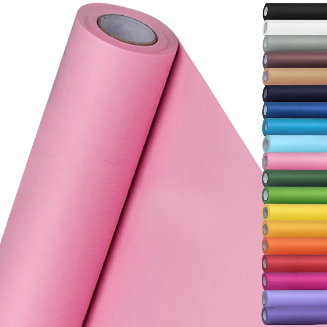 SMART&CASUAL 15" x 450" (37.5') Kraft Paper Roll for Art Craft Supplies Gift Wrapping Moving Packing Kids Painting Drawing Paint Easel Poster Chart