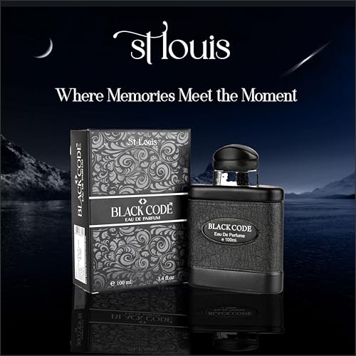 Image of St Louis Black Code Eau de Parfum 100ml, Unisex Perfume for Men and Women
