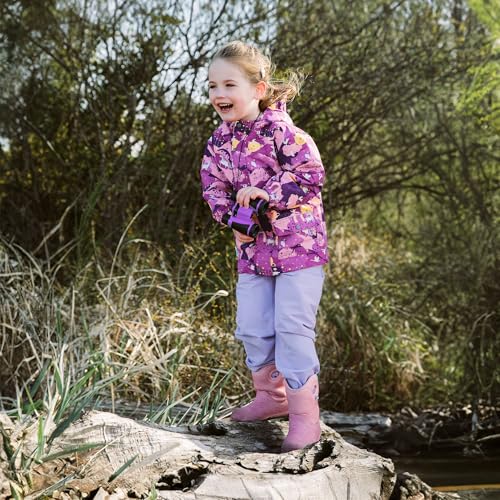 Image of JAN & JUL Waterproof Fleece Lined Rain Jacket, Raincoat for Toddlers and Kids