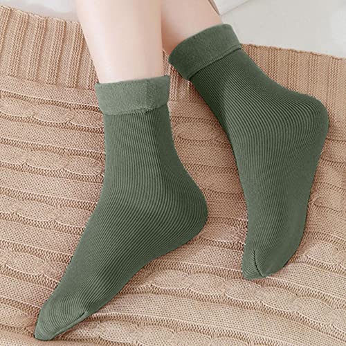 Winter Knusse Sokken | Zachte thermische wintersokken voor dames | Vrouw Winter Dikker Warme Sokken Dames Naadloze Zachte Fluwelen Sneeuw Sok Voor Dames En Heren Lingjiong - Afbeelding 4