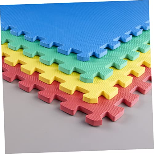 KOMBIUDA 10 Stks Baby Vloer Speelkleed Baby Speelkleed Kids Vloer Kussen Baby Vloermat Baby Kruipen Mat Baby Grijpende Vloermatten Stiksels Gamepad Puzzel Mat Tapijt Kind Eva Speelkleed - Afbeelding 7