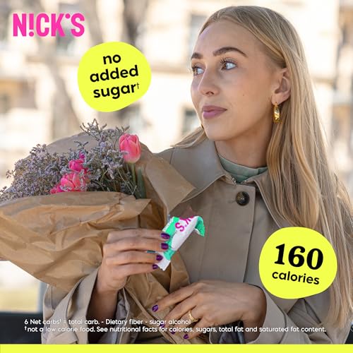 Image of N!CK'S Choco Crush Chocolate Candy Bar with Salted Corn Puffs, No Added Sugar, Gluten Free, 160 Calories, 1.13 oz - 15-Pack (32g Each)