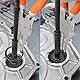 SPEEDWOX 15,2 cm Sprengringzange, Sicherungsringzange, Spitzendurchmesser 1,25 mm, Präzisions-Sicherungsringzange, gerade Backen für Ringentferner-Halter
