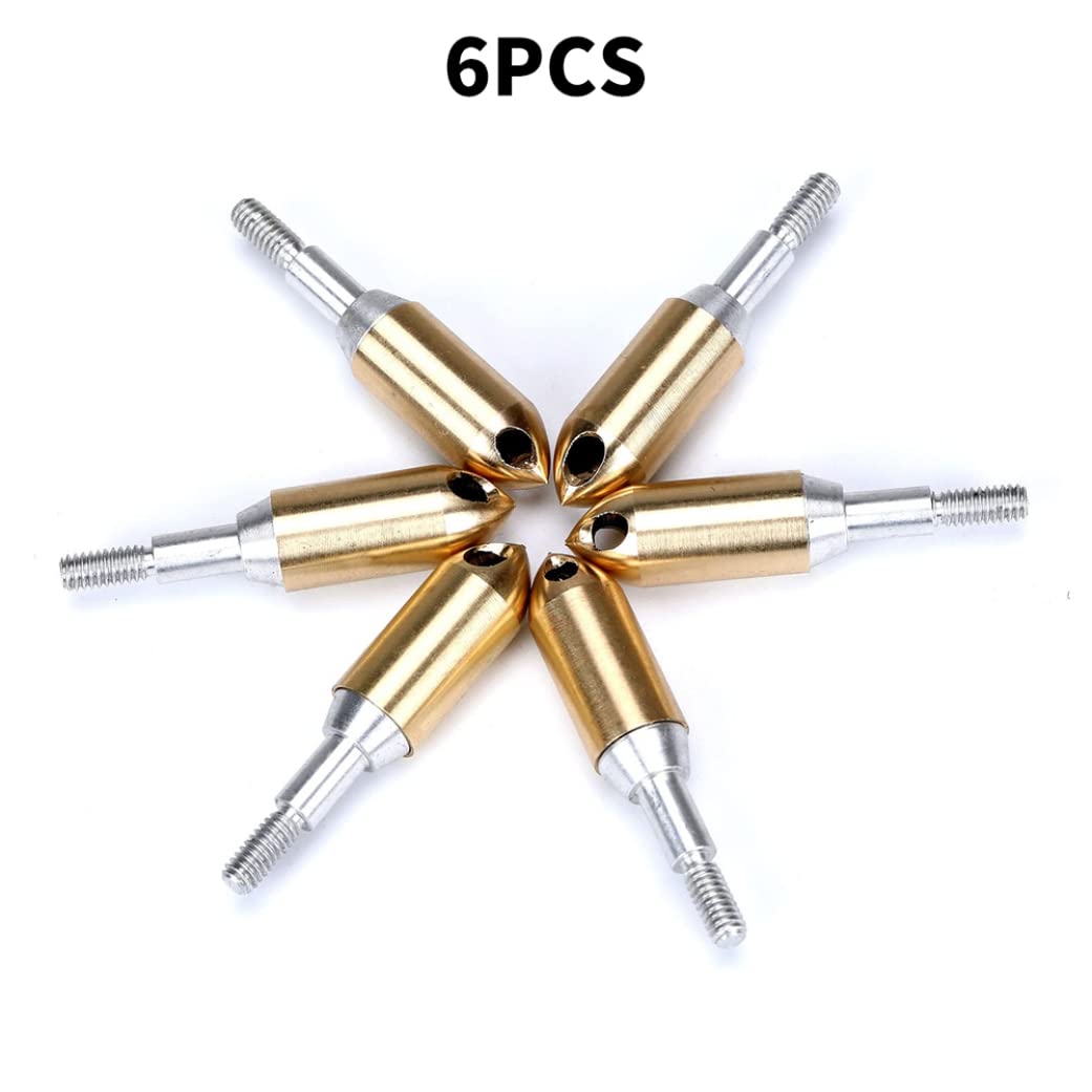SunaOmni Archery Heads Copper Whistle Arrowhead Outdoor Practice
