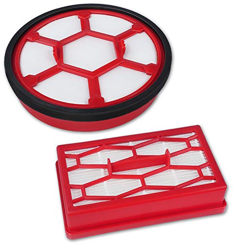 Hochwertiges Filterset kompatibel mit Dirt Devil - NUR für DD2200 Rebel - Bestleistung beim Saugen | ersetzt 2220001