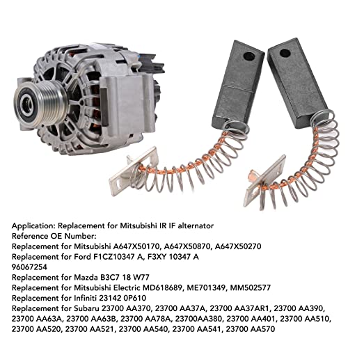 4 Pcs Alternators Brush Set, A647X50870 Metal Alternators Brush Set Alternator Regulator Brush Set Replacement For Ir If #TOP2