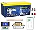 LOSSIGY 36V Lithium Golf Cart Battery, 36 Volt 100Ah LiFePO4 Battery with 25A Lithium Charger, Perfect for Golf Carts,Trolling Motors, Marine, Built in 200A BMS,Peak Current 1000A