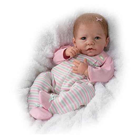 Elizabeth So Truly Real Lifelike & Realistic Weighted Newborn Baby Doll 18-inches by The Ashton-Drake Galleries