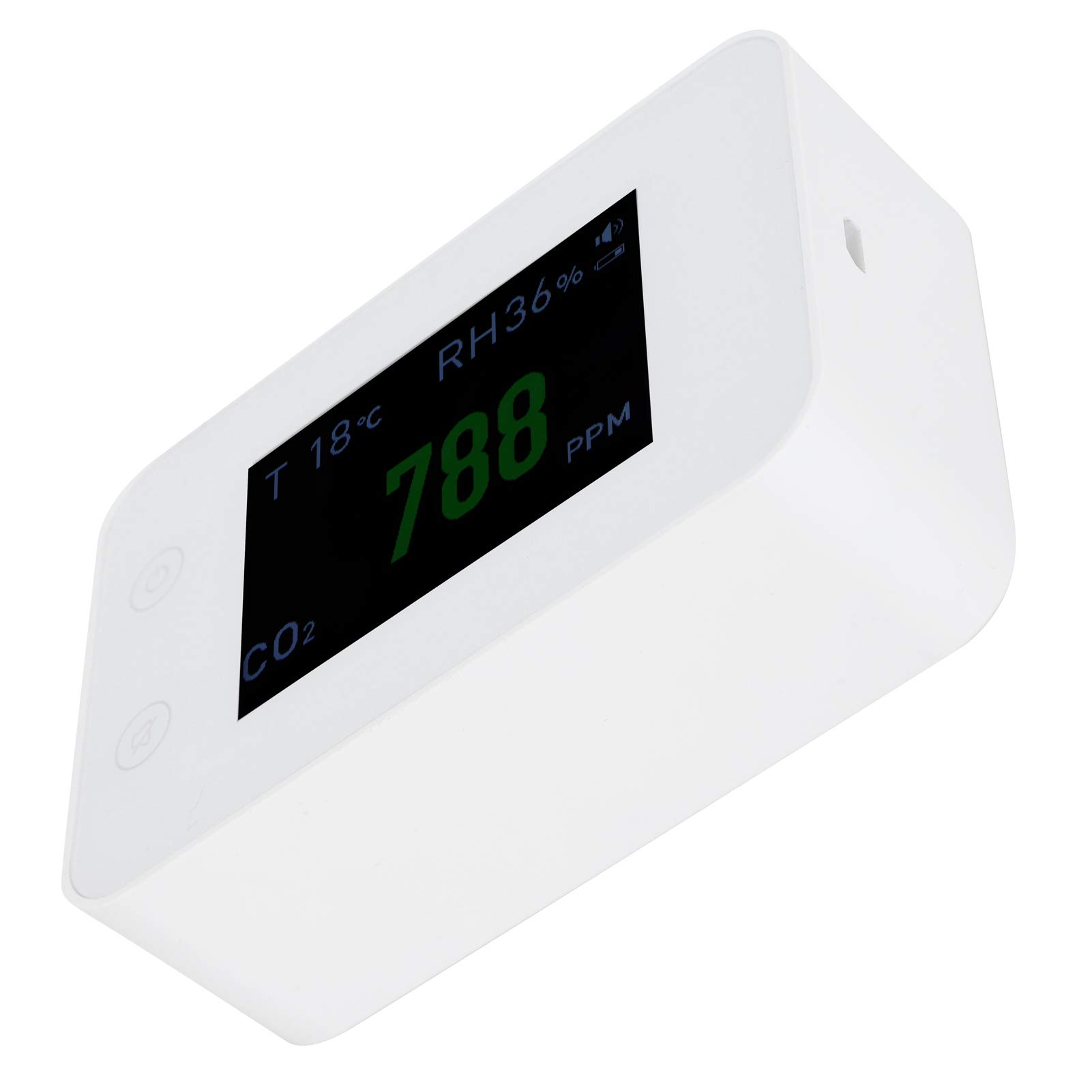 Medidor de CO2, detector de aire de bajo consumo de energía alta precisión ligero para oficinas, escuelas para salones