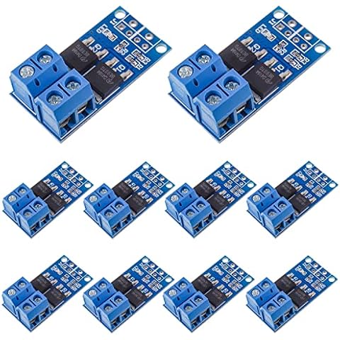 EPLZON Dual MOSFET Switch Drive Module DC 5V-36V 15A 400W FET Trigger Switch Drive Module Board 0-20KHz PWM Regler Panel Treibermodul Cover